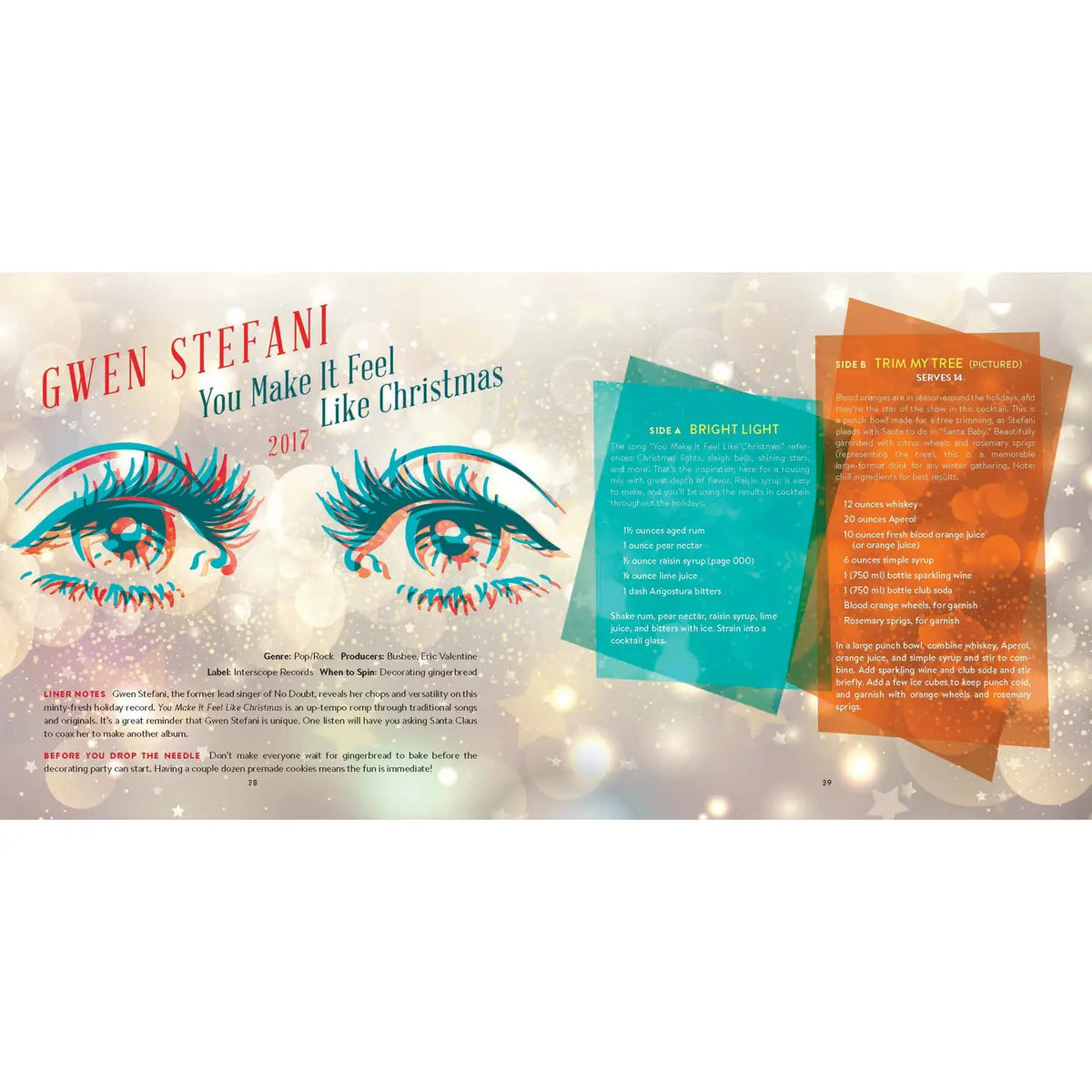 Booze & Vinyl Christmas Book - AtelierHatchetteAtelier