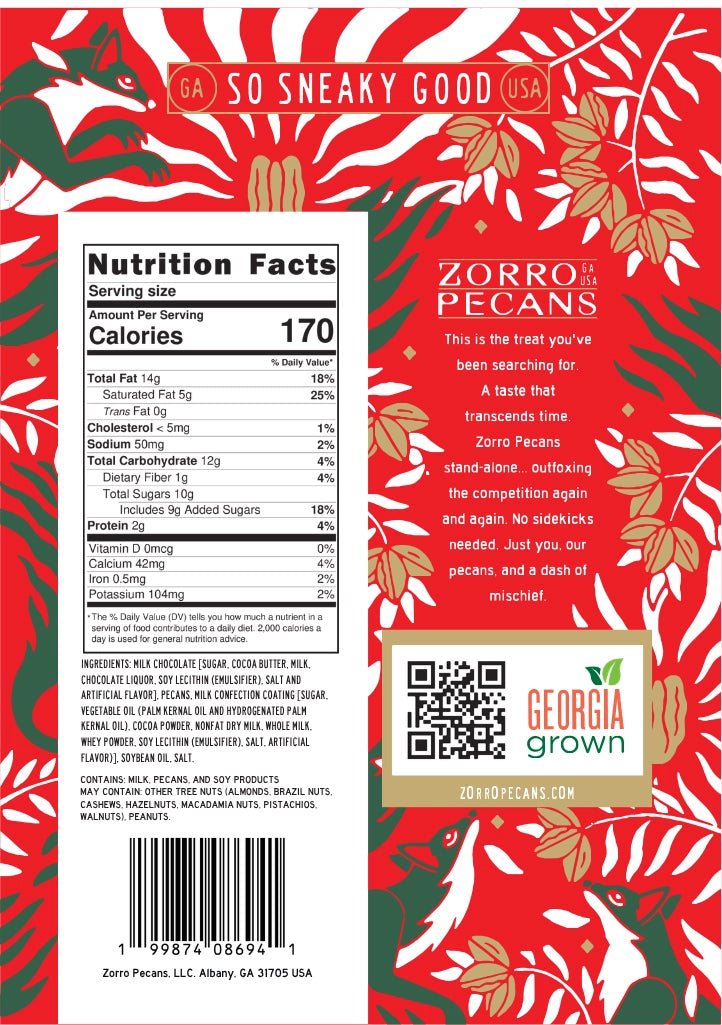 Zorro Pecans - AtelierGiftZorro
