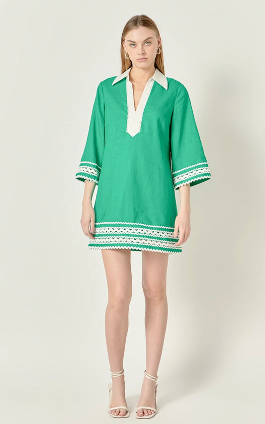 English Factory Ric Rac Dress
