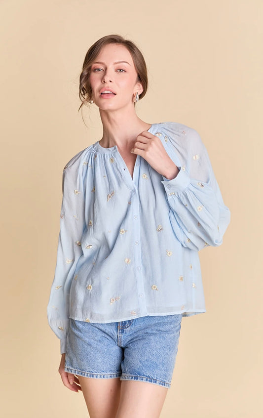 English Factory Embroidered Blouse