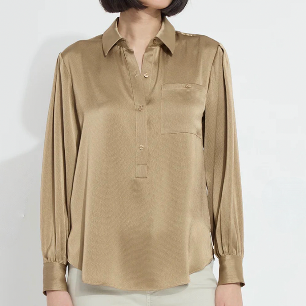 Lysse Mabel Collared Popover Shirt