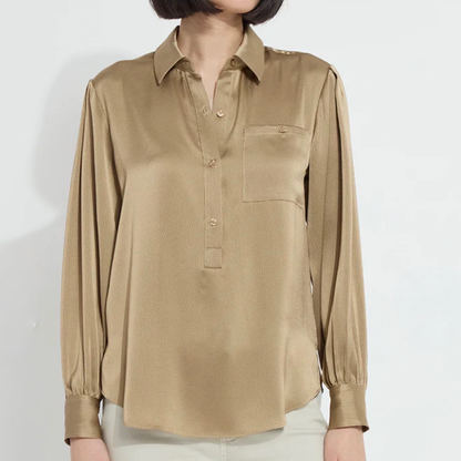 Lysse Mabel Collared Popover Shirt