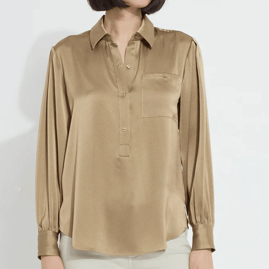 Lysse Mabel Collared Popover Shirt