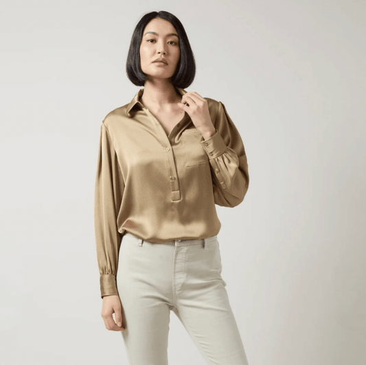 Lysse Mabel Collared Popover Shirt