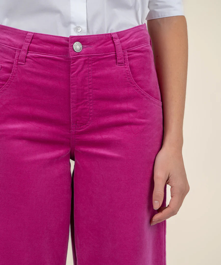 KUT Fuchsia Jean Velvet Pant