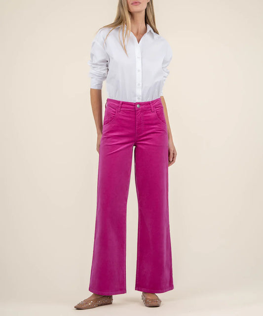 KUT Fuchsia Jean Velvet Pant