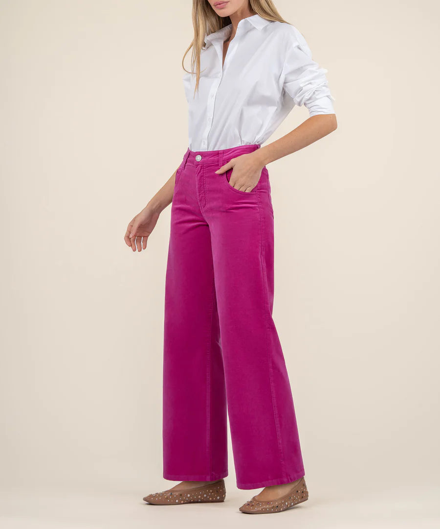 KUT Fuchsia Jean Velvet Pant