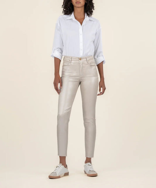KUT Charlize Rose Gold Jeans